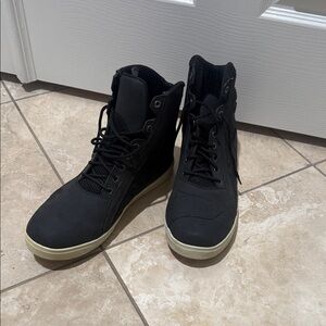 Cortech Stylish Black Lace-Up Men's Boots motorcycle